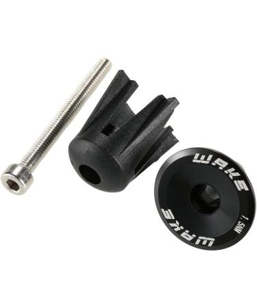 Wake Bar End Plugs - Bicycle Handlebar Caps for MTB, Road Bike, BMX - 2 Counts Rubber Sponge Aluminum - Black/Red/Gold/Blue/Gray - Buy Online on SooperMarket.com