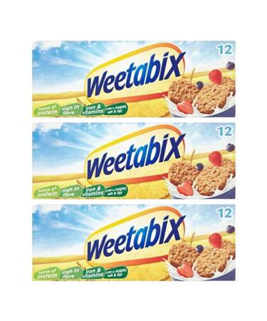 Breakfast Cereal Bundle Containing Weetabix Original 12s (3 Pack)