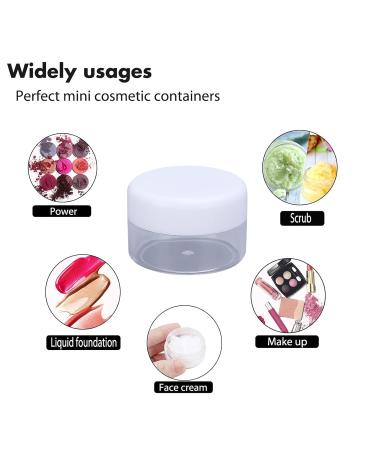 100pcs 5ml Small Clear Sample Jars with Lids - Empty Container Pots for Travel & DIY Projects | International Shipping Available - Buy Online on SooperMarket.com