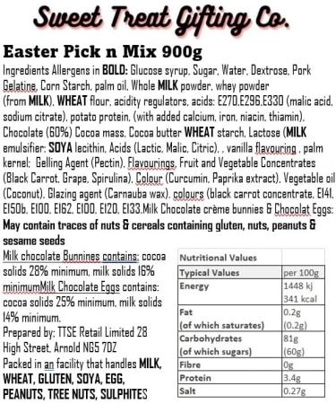 Easter Pick n Mix | Easter Egg Sweet Mix Containing Mini Eggs & Easter Themed Pick and Mix - Buy Online on SooperMarket.com