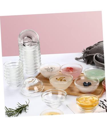 Alipis 10pcs Clear Glass Bowl Transparent Bowl Bozai Cake 3X6X6CM As Shown - Buy Online on SooperMarket.com