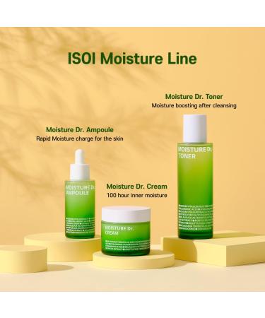 isoi Moisture Dr. Cream 70ml | Hydrating Hyaluronic Acid Cream | Nourish & Soothe Skin | Korean Skincare for Deep Hydration - Buy Online on SooperMarket.com