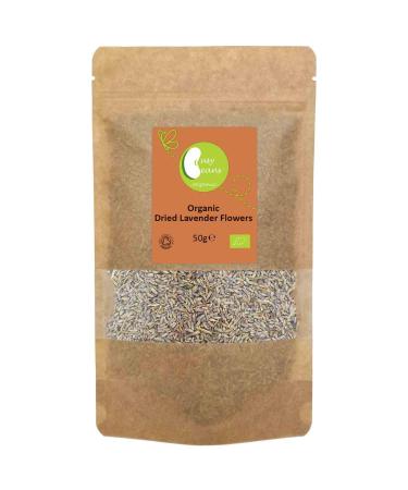 Organic Dried Lavender Flowers - Certified Organic - by Busy Beans Organic (50g)