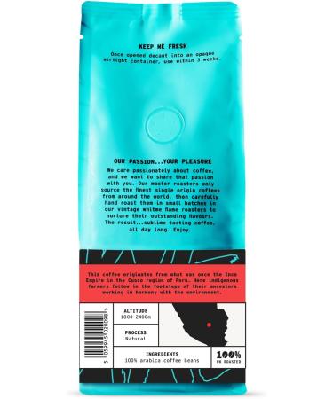 Coffee Ground for Cafetiere 227g Bag Peru Ground Coffee Chocolate Caramel & Fruits Notes 100% Arabica Light Roast Speciality Freshly Roasted Single Origin (We Are Coffee Co) Ground Cafetiere 227 g (Pack of 1) - Buy Online on SooperMarket.com