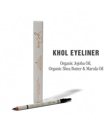 Jillian Dempsey Kh l Eyeliner - Waterproof Pencil with Smudger, Long-Lasting Color - Rich Brown - Buy Online on SooperMarket.com