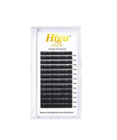 Higu Classic Eyelash Extensions 0.15mm CC Mix 8-15mm Tray - Premium Silk Lash Extensions for Professional Salon Use - Buy Online on SooperMarket.com