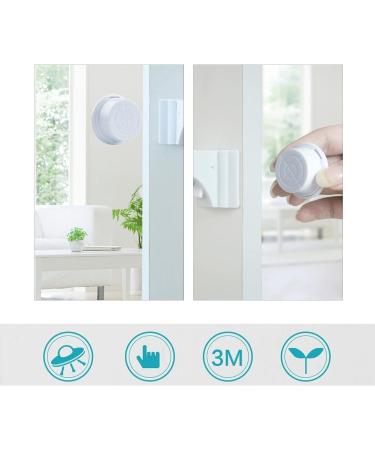 2 Pcs Magnetic Cupboard Locks Cupboard Locks for Children Universal Replacement Magnetic Child Locks for Cupboard Doors Easy Install Child Locks for Kitchen Cupboards (White) - Buy Online on SooperMarket.com