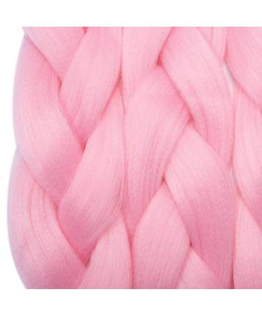 Tess Braids Extensions 60 cm - 5 Pack Jumbo Kanecalon Hair Braids for Box Braids - 100g Pink #10 - Buy Online on SooperMarket.com