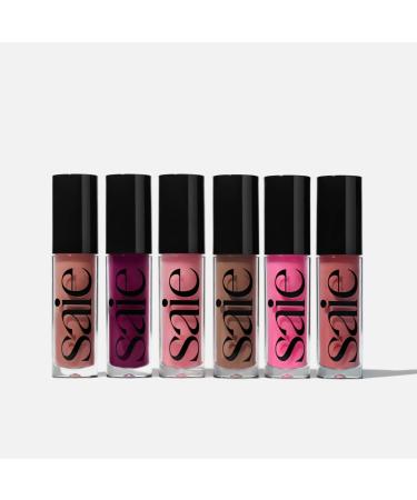 Buy Saie Glossybounce High-Shine Hydrating Lip Gloss Oil - Sheer Tinted Lip Oil with Hyaluronic Acid & Jojoba Oil for Moisture - International Shipping - Buy Online on SooperMarket.com