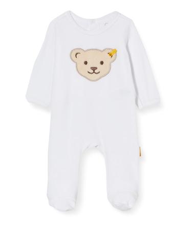 Steiff Unisex Baby Bathrobe 110 White