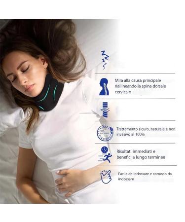 Neck Collar Adjustable Soft Neck Support Foam Brace | Soft Neck Support Brace for Sleeping Aligns & Stabilizes Vertebrae Ensures Stability for Women & Men - Buy Online on SooperMarket.com