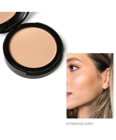 3 Colors Pressed Powder | Waterproof Oil Control | Whitening Face Foundation | For All Skin Tones (2#) - Buy Online on SooperMarket.com