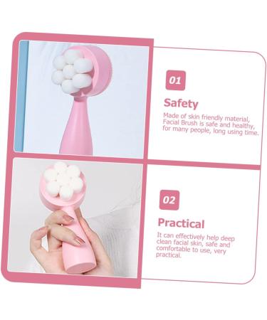 Mikinona Double Sided Facial Cleansing Brush - Manual Face Washer & Exfoliator for Deep Clean Skin Care - Buy Online on SooperMarket.com