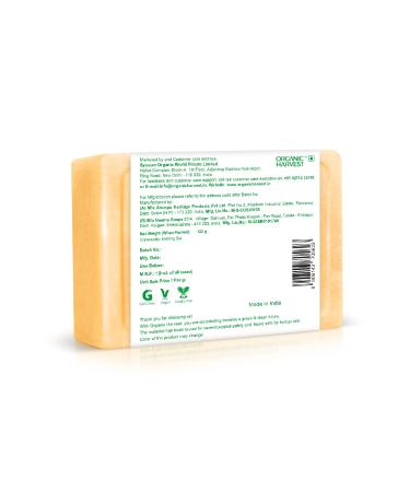 Luxurious Sandalwood & Saffron Bathing Bar Soap | 100% Organic Sulphate & Paraben-Free | Gentle Cleansing | International Shipping Available - Buy Online on SooperMarket.com