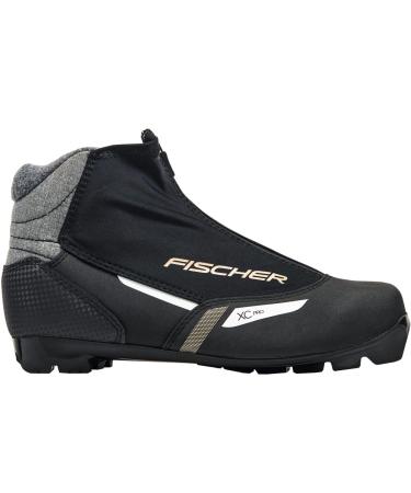 Fischer Womens Nordic Winter Sports Cross Country Skiing Non Slip Warm XC Pro Boots Black/White 38