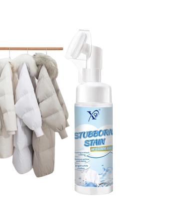 Down Wash Kit Cleaner Dry Foam Spray for Garment - Stubborn Stain Removal Downwear Detergent Agent Dry Cleaner for Clothes