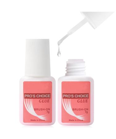 Sularpek Nail Glue 2pcs 7ML Nail Glue Extra Strong Strong Nail Glue False Nail Glue Extra Strong Nail Glue Gel Nail Glue for Applying Artificial Nail Tips Manicure