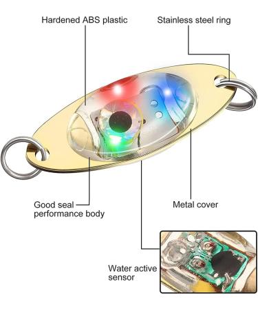 OUHUAN 10pcs LED Fishing Lure - Underwater Blinker Halibut Flasher for Trolling & Deep Drop Fishing Light - International Shipping Available - Buy Online on SooperMarket.com
