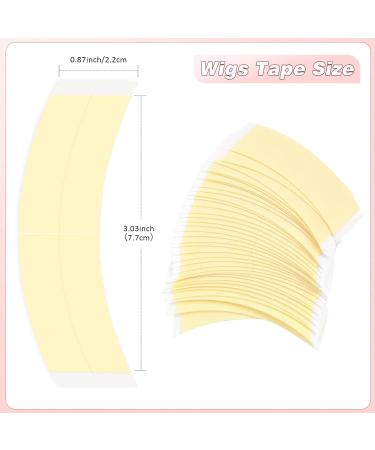 144 Pieces Double Sided Wig Tape | Waterproof & Invisible | High Adhesive Tape for Lace Front Wigs & Hair Extensions - Buy Online on SooperMarket.com
