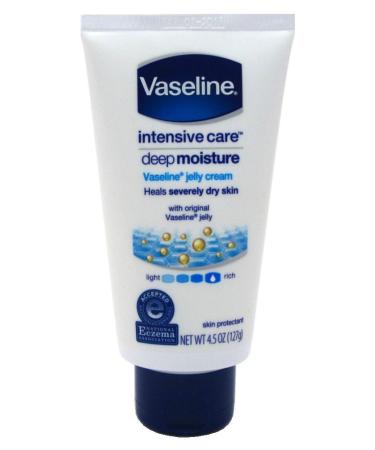 Vaseline Intensive Care Deep Moisture Cream 4.5oz (133ml) - Hydrating Skin Treatment - Buy Online on SooperMarket.com