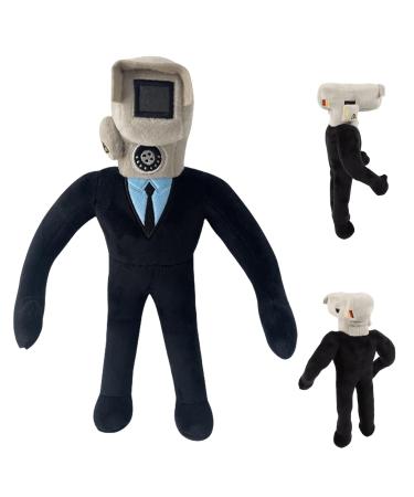 Skibidi Toilet Plush Toys Stuffed Skibidi-Toilet Plush Figure Monitor Man Camera Titan Man Titan Speakerman Plush Toys Funny Game Cartoon Stuffed Plush Doll for Game Fans Girls Boys Birthday Gifts