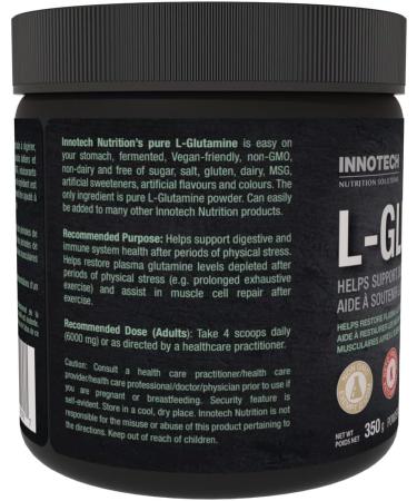 L-Glutamine Powder Unflavoured 350 g - Buy Online on SooperMarket.com