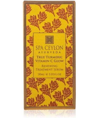 SPA CEYLON True Turmeric Vitamin C Glow Renewing Treatment Serum | Overnight Repair Treatment | Ayurveda | Acne Treatment | Best for Normal to Dull Pigmented Skin - Buy Online on SooperMarket.com