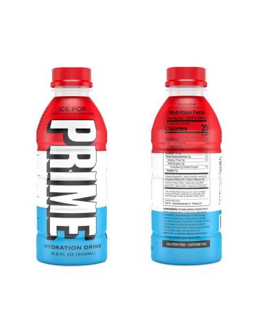 Prime Hydration Sports Drink Variety Pack - 7 Flavors - Energy Drink Electrolyte Beverage - 16.9 Fl Oz - Lemon Lime, Tropical Punch, Blue Raspberry, Orange, Grape, Ice Pop, Strawberry Watermelon - Buy Online on SooperMarket.com
