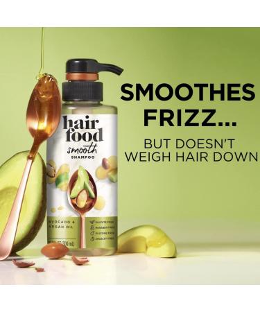 Sulfate Free Hair Food Shampoo with Argan Oil & Avocado 17.9 Fl Oz - Dye Free Smoothing Treatment - Buy Online on SooperMarket.com