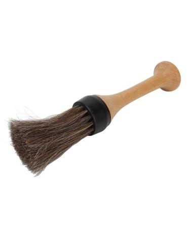 Wooden Neck Duster Brush Broken Hair Cleaning Sweep Hairdressing Neck Brush with Long Handle
