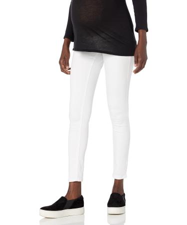 Motherhood Maternity Women's Indigo Blue Stretch Secret Fit Belly Ankle Denim Jegging Jeans XS White