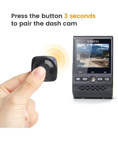 VIOFO Wireless Bluetooth Remote Control for Dash Cams - A229 Duo, A119 Mini, T130, A139 Pro, WM1, A129 Duo, Plus, IR, Pro - Shop Now! - Buy Online on SooperMarket.com