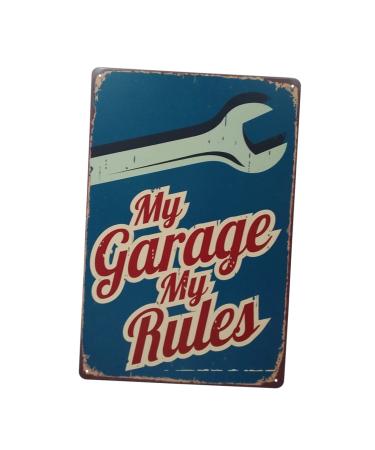 OSALADI Home Decor Signs Metal Signs Tin Signs Iron Sign Painting Iron Painting The Sign Iron Mark Vintage As Shown Medium