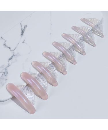 Libeauty Eyelash Lift Pads - Reusable Super-Sticky Silicone Lash Perm Rods | 8 Pairs Shell Shape - DIY Home or Salon Lash Curling Tool - Buy Online on SooperMarket.com