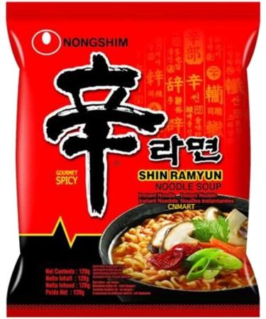 CNMART Nong Shim Shin Ramyun Gourmet Spicy Instant Noodle 120g Halal (Pack of 15) - Buy Online on SooperMarket.com