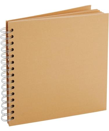 80 Pages Hardcover Kraft Scrapbook Album - Blank 8x8 Inch Journal for Scrapbooking - Buy Online on SooperMarket.com