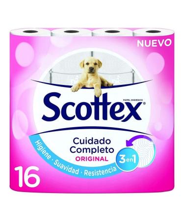 SCOTTEX Original toilet paper 16 rolls 1 piece (1 pack)