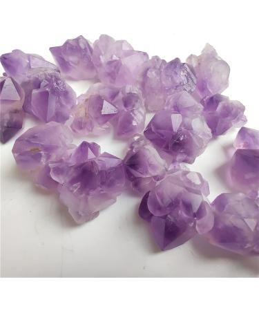 100g Natural Raw Stone Crystal Amethyst Irregular Rock Purple for Specimen Collection Garden Decor Reiki Crystal Stone 1-2cm Purple - Buy Online on SooperMarket.com