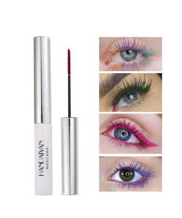 Allbestaye Colorful Waterproof Mascara | Long-Lasting Green Black & White | Fine Brush for Perfect Eyelashes - Buy Online on SooperMarket.com