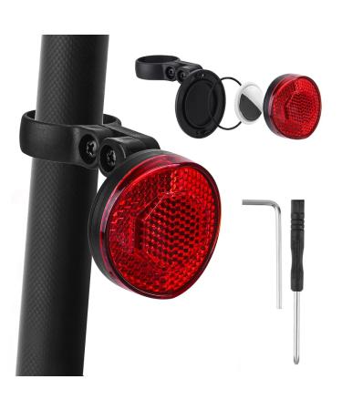 Hiullen Airtag bicycle bracket reflectors bike bracket for Airtag hidden for bicycle saddle post 22.4mm 27.2mm 28.6mm 31.8mm GPS theft protection for bicycle accessories