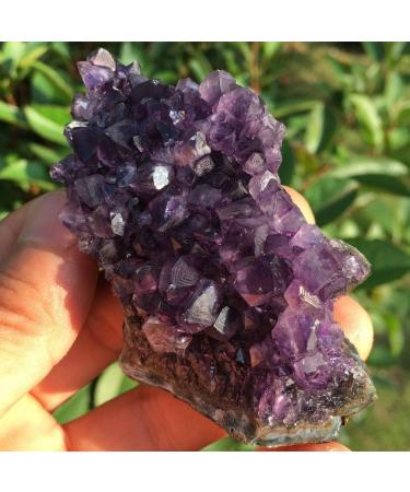 Natural Crystal Rough Natural Amethyst Quartz Crystal Cluster Specimen Healing 80g - Buy Online on SooperMarket.com