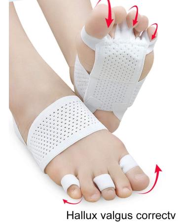 Adjustable Toe Separators for Hallux Valgus & Bunion Correction - Breathable Straightener for Foot Care - Buy Online on SooperMarket.com
