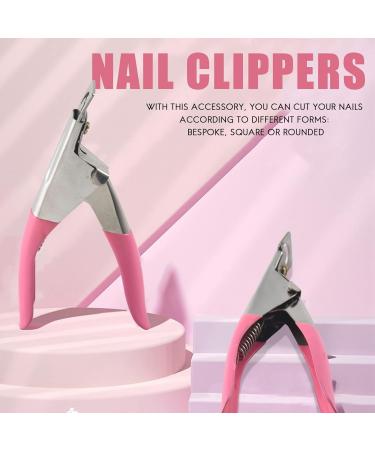 Kuuddker Nail Clippers for Nails and False Acrylic Nails Easy to use Pink. - Buy Online on SooperMarket.com