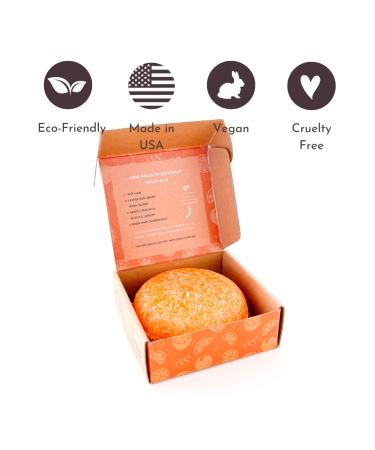 Clever Yoga Fresh Citrus Shampoo Bar - Vegan Solid Bar for All Hair Types - Travel-Friendly & Frizz-Free Haircare Solution (1 Bar) - Buy Online on SooperMarket.com