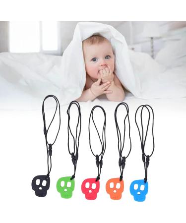 5-Piece Cauhal Chains for Sensory Kids | Silicone Chew Necklaces for Autism ADHD & Anxiety - Supports Oral Motor Skills - Buy Online on SooperMarket.com