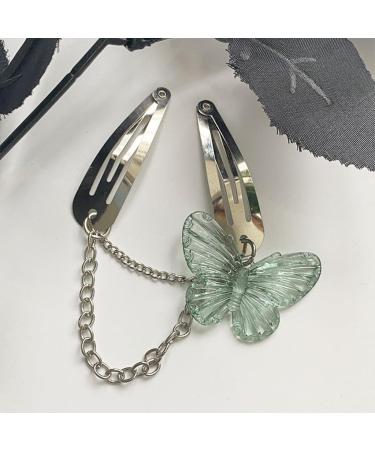 JSGHGDF Hair Clip Bobbys Clip y2kBobby y2kHairpin Butterflys Hair Clip Barrettes y2kHair Clip Y2KHair Black butterfly - Buy Online on SooperMarket.com
