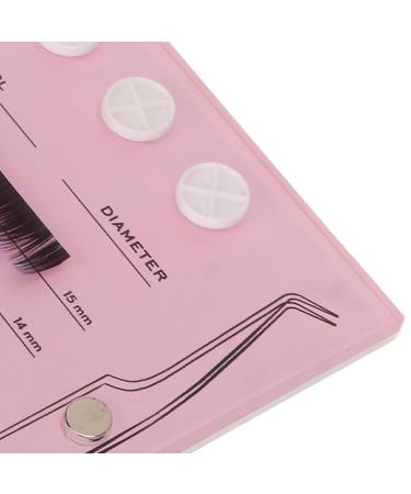 3-in-1 Acrylic Eyelash Palette | 9 Rows 7-15mm Extensions Tool | Includes 2 Tweezers & 100 Glue Cups - International Shipping Available - Buy Online on SooperMarket.com