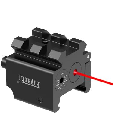 Feyachi PL-19 Red/Green Laser Sight Waterproof Military Grade Low Profile Pistol Laser Sight Rifle Laser Sight for Weaver or Picatinny Rail