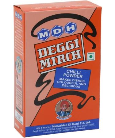 MDH Deggi Mirch 100g (Pack of 3)- Enhances the flavours of the meal - A must-have Indian Spice Red Chilli Powder in the kitchen Widely used Spice powder Deggi Mirch 100 g (Pack of 3) - Buy Online on SooperMarket.com
