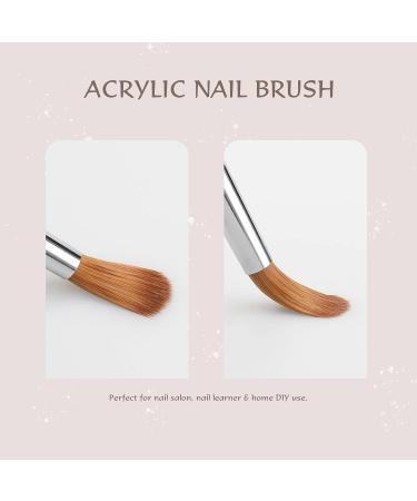 Aokitec Kolinsky #22 Acrylic Nail Brush - Professional Wood Brush for Manicure & Nail Art Pink - Buy Online on SooperMarket.com